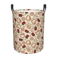 thumbnail image 2 of Goofa Valentine'S Day Rose Printed Circular Hamper,Laundry Basket with Handles,Storage Baskets Foldable,Large Capacity Laundry Hamper-Small, 2 of 8