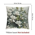 thumbnail image 4 of nygtbtfer Pillow Covers for Couch Throw Pillow, Decorative Cushion Pillow ,Indoor Outdoor Decoration Abstract Floral Oil Painting Texture White, 4 of 7