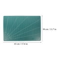 thumbnail image 3 of OUNONA 2Pcs Painting Mat Crafting Mat Dark Green PP Protective Surface for Hobbyists, 3 of 8