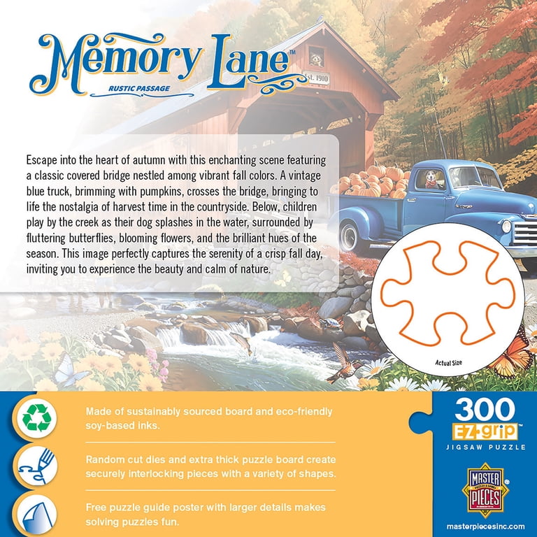 Memory Lane - Rustic Passage 300 Piece EZ Grip Puzzle - Walmart.com