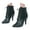 Dark Green, variant on Women's Ankle Boots Stilettos High Heeled Booties Shoes Pointy Toe Lace up Combat Dress Pumps
