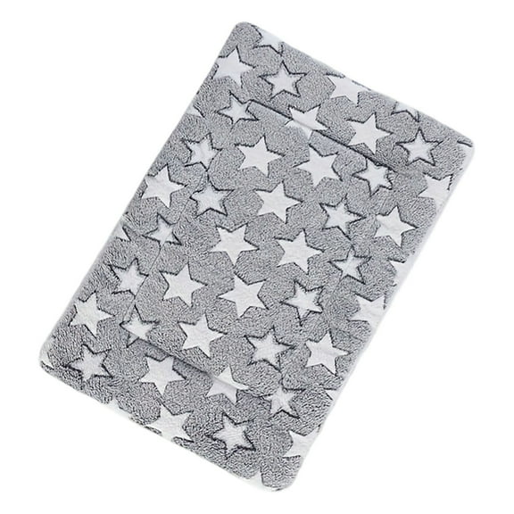 Cat Blanket for Indoor Cats 19.3"x12.6" - Cozy Flannel Soft Calming Pet Bed Mat, Ultra Plush Warming Sleeping Blanket for Kittens, Senior Cats, and Small Pets