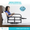 thumbnail image 3 of Stander Prime Safety Bed Rail, Bariatric Handle for Adults, Seniors, and Elderly, Removable Guardrail and Stand Assist, Fits Most King, Queen, Full, and Twin Beds, ASTM Safety Approved Bedrail, 3 of 8