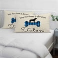 thumbnail image 4 of Blue Black Buffalo Checkered Throw Pillow Covers, Bones Cute Dogs Pets Soft Breathable Pillow Cases with Invisible Zipper for Sleeping, Toddler Pillowcases for Couch Bed Sofa Chair 12x20 Inches, 4 of 9