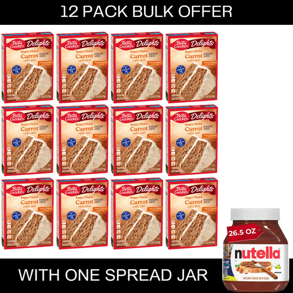 Betty Crocker Delights Super Moist Carrot Cake Mix, 13.25 oz.