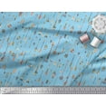 thumbnail image 3 of Soimoi Blue Rayon Fabric Arrow Tribal Print Fabric by Yard 42 Inch Wide, 3 of 3