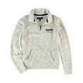 thumbnail image 2 of Aeropostale Marled BKLYN - Sudadera para mujer, color blanco roto, pequeÃ±a Aeropostale Camisa de entrenamiento, 2 of 2