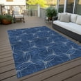 thumbnail image 6 of Addison Rugs Chantille Indoor/Outdoor Transitional Geometric Navy Washable Rectangle Rug, 5' x 7'6", 6 of 6