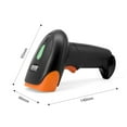 Handheld 1D/2D/QR Barcode Scanner 2.4G Wireless USB Wired Bar Code