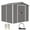 Light Grey, variant on Outsunny 8'x7' Outdoor Storage Shed Garden Shed w/ Lock, Dark Grey