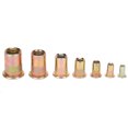 thumbnail image 4 of Écrou de Zinc Plaqué Couleur165pcs Acier Rivet Écrou de Fixation Quincaillerie Acier Rivet Écrou Conception Conviviale, 4 of 5