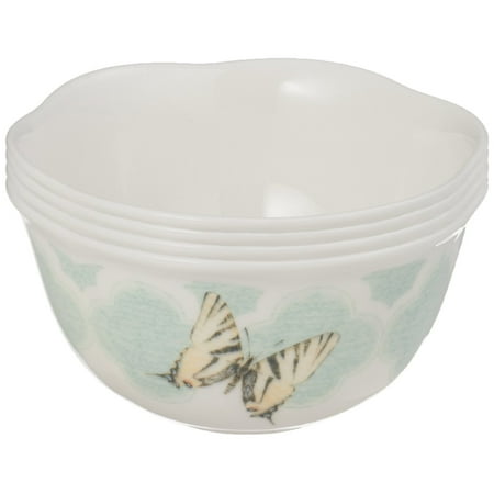 Lenox Erfly Meadow Trellis Dessert Bowl Set Of 4 White Lenox Erfly Meadow Trellis Dessert Bowl Set Of 4 White