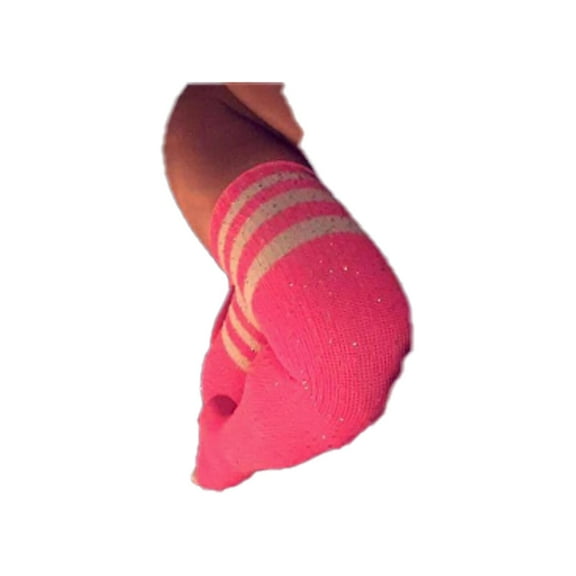 AUQ Thigh High Socks,Elegant Rhinestone Design Stockings for Women,Over-the-Knee Design Plus Size Thigh High Stockings,Pink