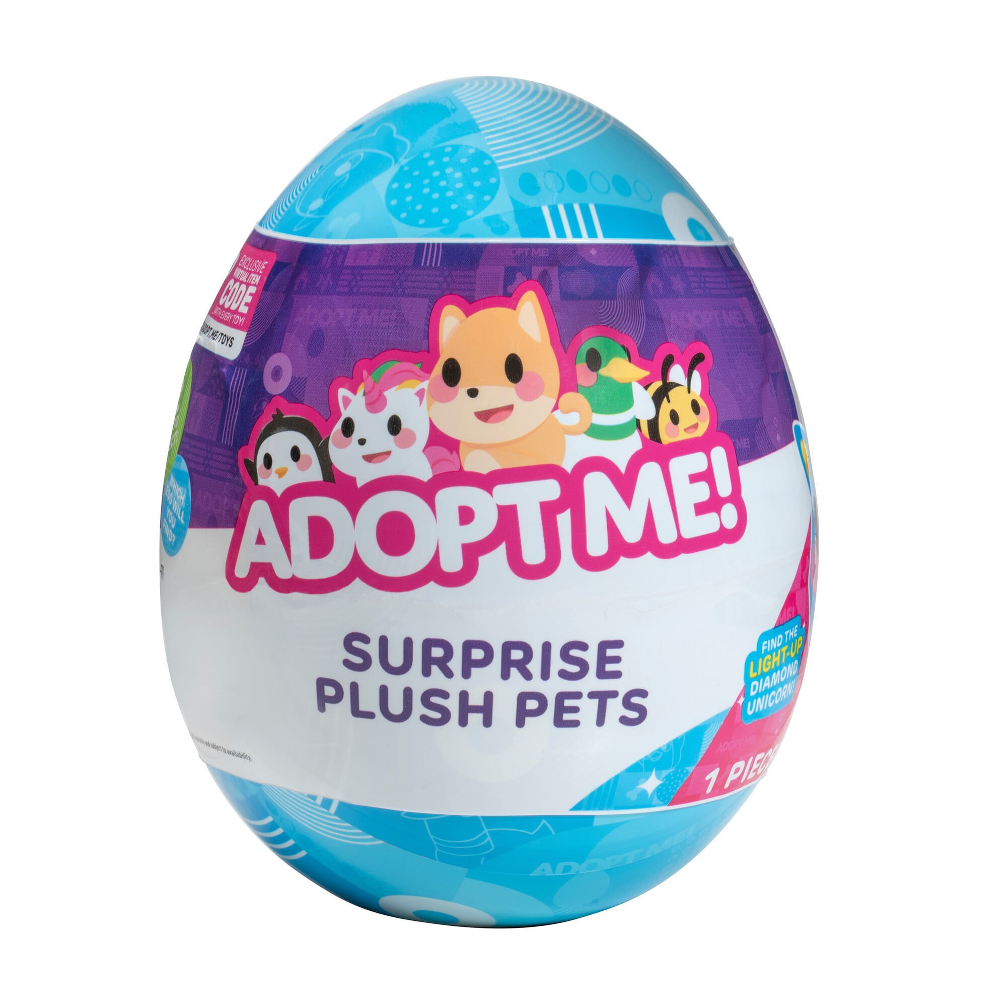 Adopt Me! 5” Surprise Plush - 12 Styles - Series 2 - Exclusive Virtual Item  Code Included - Fun Collectible Toys for Kids Featuring Your Favorite