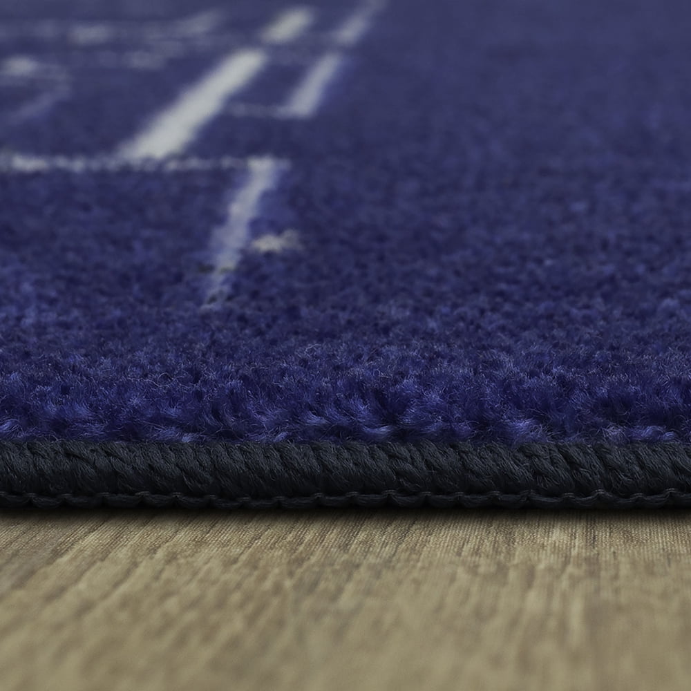 Mohawk Home Profiles Printed Indoor Area Rug in Blue, 5'x8'
