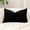 Black, variant on Set of 1 Decorative Cushion Cover 30 x 50cm Soft Corduroy Striped Cross Patchwork Textured Pillow Case Boho Farmhouse Lumbar Throw Pillow Cover for Sofa Bed Patio 12x20 Inch, Black