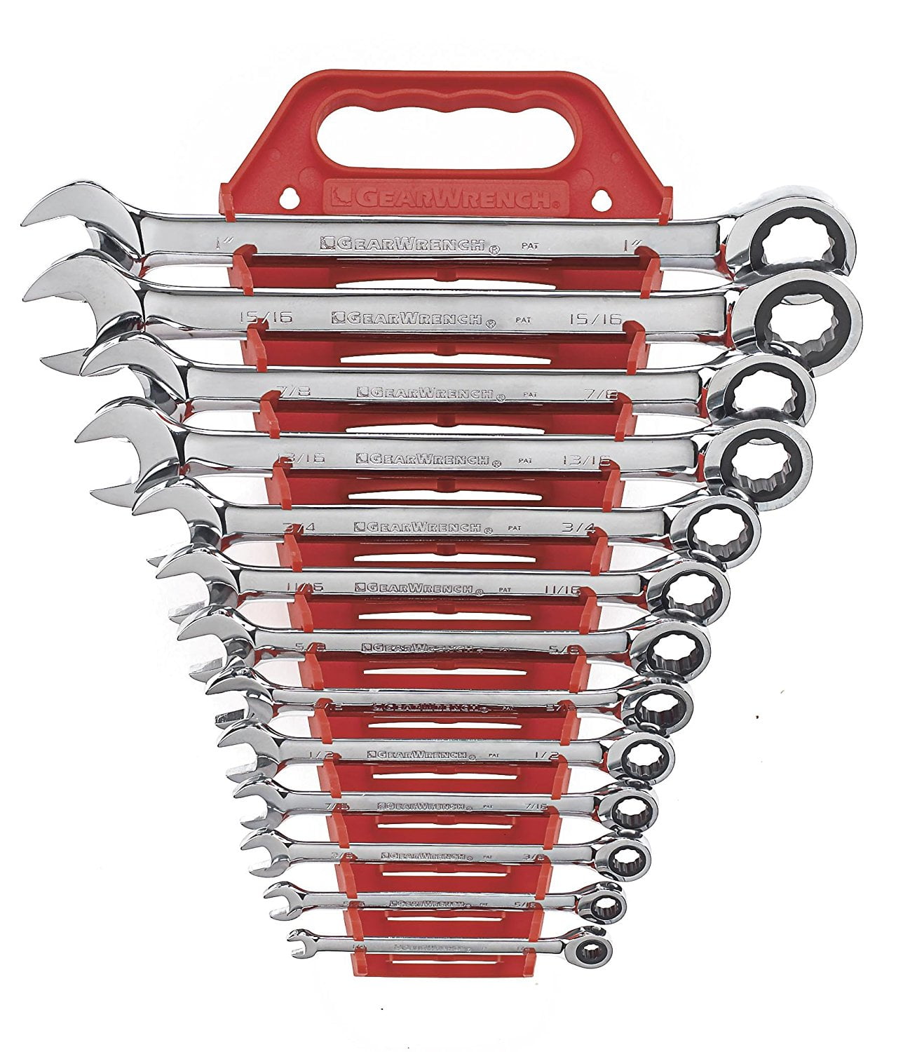 GEARWRENCH SAE 72-Tooth Combination Ratcheting Wrench Tool Set (13-Piece)
