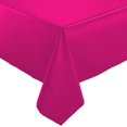 thumbnail image 1 of HAHDAXIA Nappe de Fête Jetable Standard en Plastique Magenta [Lot de 6] 54 x 108” Nappe Rectangulaire pour Usage Intérieur et Extérieur, 1 of 7