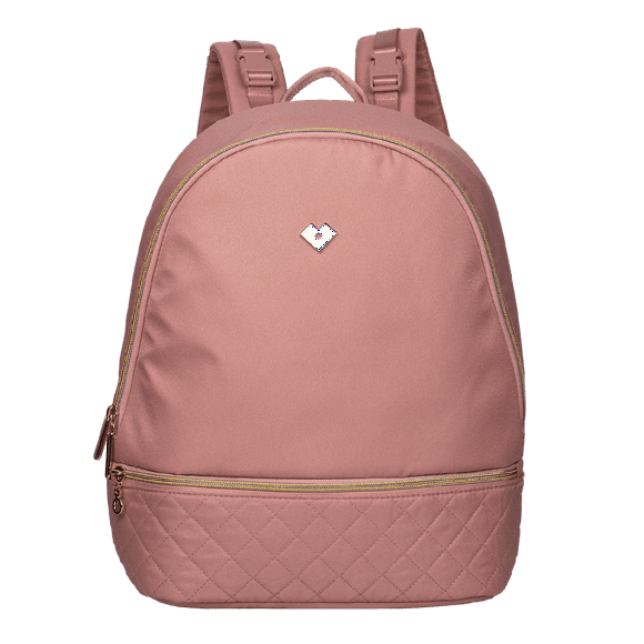 Mochila Pañalera de Bebé Moderna LuckyLy con Múltiples Compartimentos, Incluye Cambiador, Modelo Sandy rosa UNITALLA