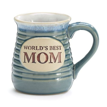 Burton & Burton Mug Porcelain Worlds Best Mom (Best Porcelain In The World)