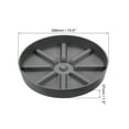 thumbnail image 2 of Unique Bargains Plant Pot Saucers 10.5 Inch, 6 Pack Plastic Round Plant Pot Flower Drip Tray, Gray, 2 of 6