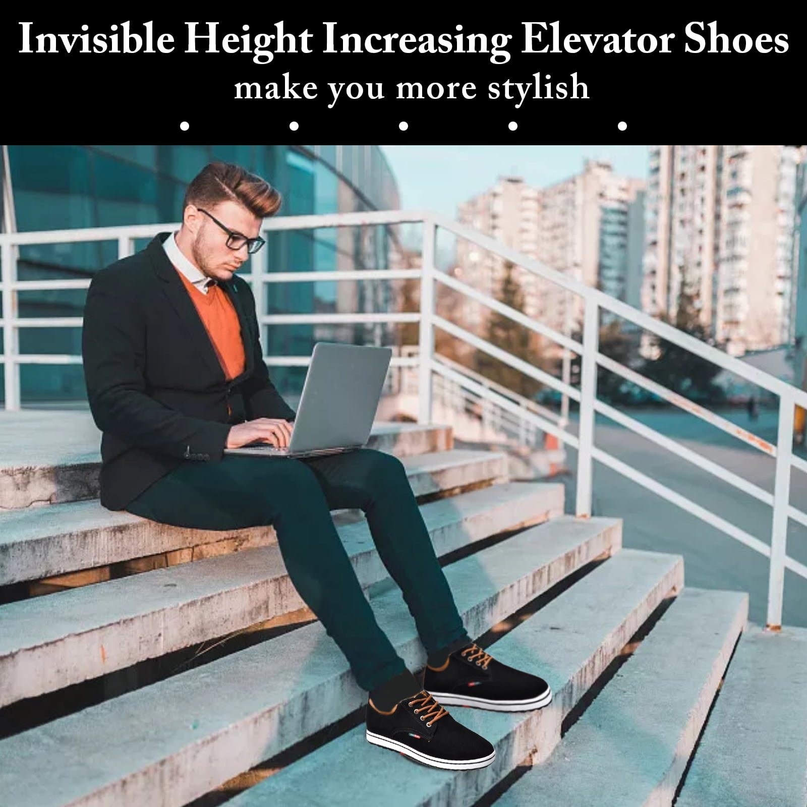Stylish elevator shoes best sale