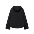 thumbnail image 3 of Womens Rain Jacket With Hood Waterproof Lightweight Packable Pullover Half Zip Rain Coat For Hiking Golf With Pocket, 3 of 8