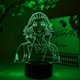 thumbnail image 4 of Mikey Bust Otaku Lamp Tokyo Revengers Anime Lamp Figure Night Light, 16 Color Rgb Led Remote, 3d Anime Room Dcor Regalo para Otaku Feliz Sencillez, 4 of 5