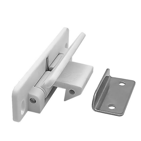 Arkzeo 1pc Modification Accessories Baggage Door Catch Rv Exterior Door Hold Door Stopper Yacht Home Cabinet Door Snap Lock Hardware white