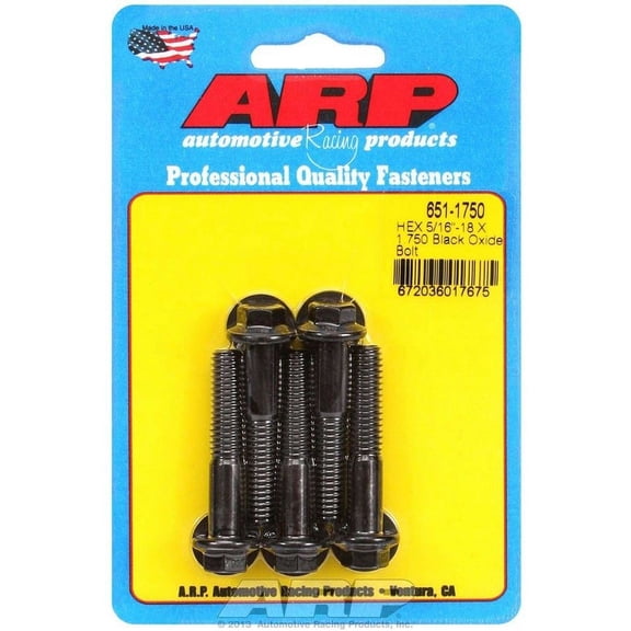 Arp Bolt Kit - 6pt 5pk 5/16-18 x 1.750