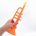 thumbnail image 2 of 4pcs Simulation Trumpets Interesting Plastic Trumpets Portable Colorful Trumpets, 2 of 9