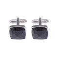 thumbnail image 1 of Gemelos cuadrados elegantes con diseño de piedra negra, 1 of 1