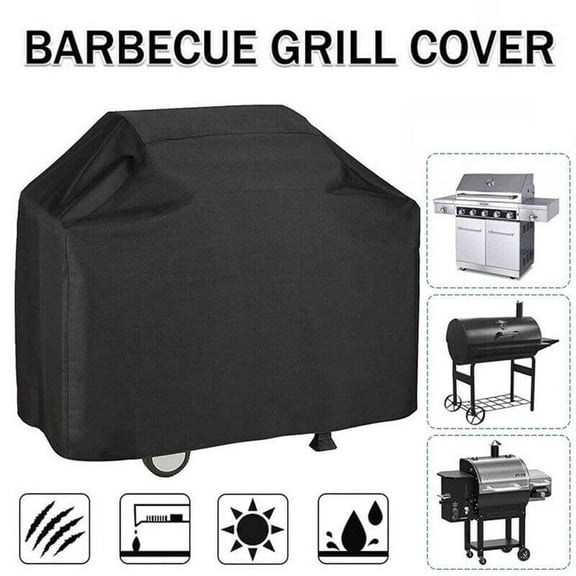 Waterproof BBQ Grill Cover, Barbecue Cover, Dust-proof, Anti Ultraviolet for Garden Patio, Black.