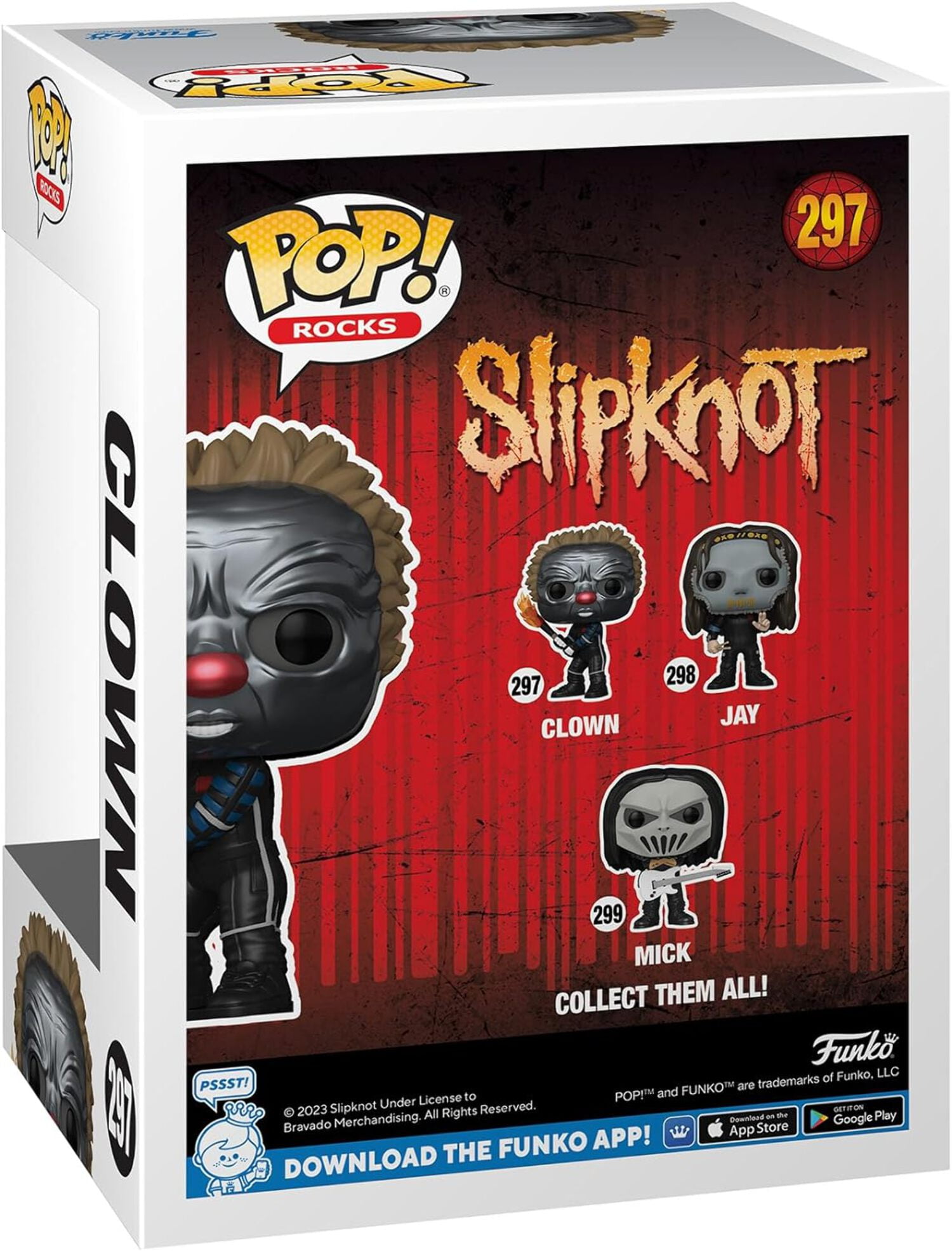 POP Rocks: Slipknot - Clown (Michael Shawn Crahan) Funko Vinyl