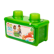 Jelly Blox - Stash & Stack - 2-in-1 Storage Case by Goliath, Includes 30 Pieces, Ages 2+