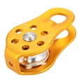 thumbnail image 4 of Bangcool Single Pulley Aluminum Heavy Duty Rescue Pulley Fixed Pulley for Outdoor, 4 of 6
