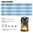 thumbnail image 6 of Haiem Men's Firefly Forest Fox Print Tank Tops Summer Sleeveless Cut Off Workout T-Shirts Fitness Vest Athletic Undershirts-Small, 6 of 8
