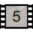 thumbnail image 2 of Five Film Countdown Wall Decal by Wallmonkeys Peel and Stick Graphic (18 in W x 14 in H) WM323499, 2 of 4