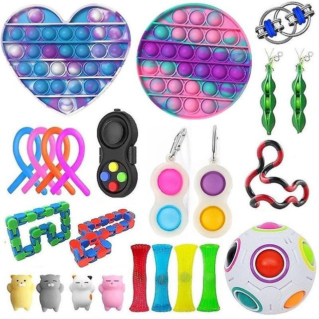 23pcs Pack Fidget Toys Conjunto de juguetes sensoriales Antistress Relief Fidget Toys ShuxiuWang