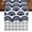Blue, variant on Navy Blue Pine Leaves Burlap Cotton Table Runner 13x36 Inches Short, Abstract Art Geometric Gray Plaid Farmhouse Table Runners, Outdoor Dining Tablecloths Decor for Baby Shower/Party/Wedding