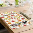 thumbnail image 6 of CounterArt "Farmhouse Floral" 4-Pack Reversible Flexible Plastic Tabletop Placemats, 6 of 8