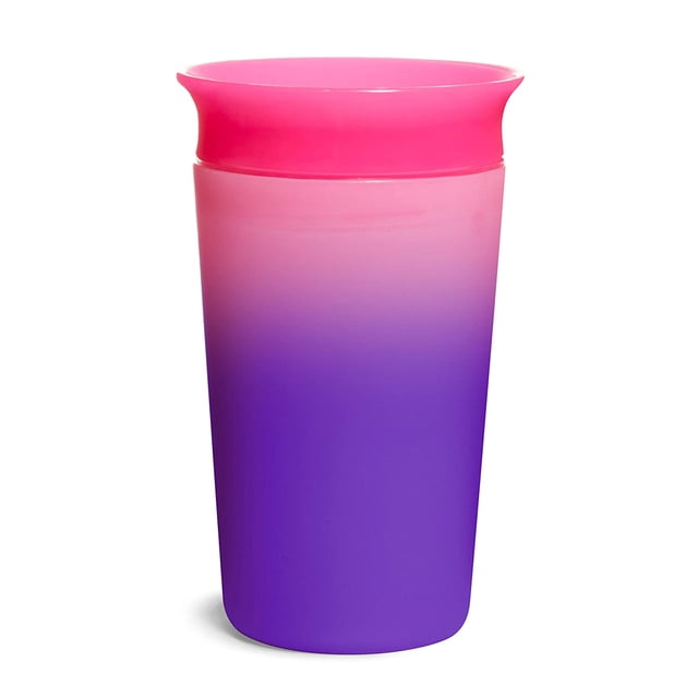 Munchkin Miracle 360 Taza para Cambiar de Color Sippy, 9 Oz, Rosa