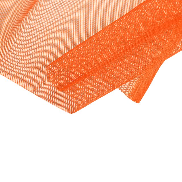120 cm/46,8 Pulgadas Malla Tela Ligeramente Elástico para Mochila Bolsillo y Correas, Red Ropa, Red Bolsa, Compras Bolsa Claro Naranja 2 Yardas