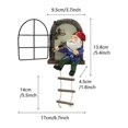 thumbnail image 3 of Fluorescent Piano Playing Dwarf Tree Hanging Resin Handicraft Pendant Courtyard Decoration Holiday Ornaments, 3 of 5