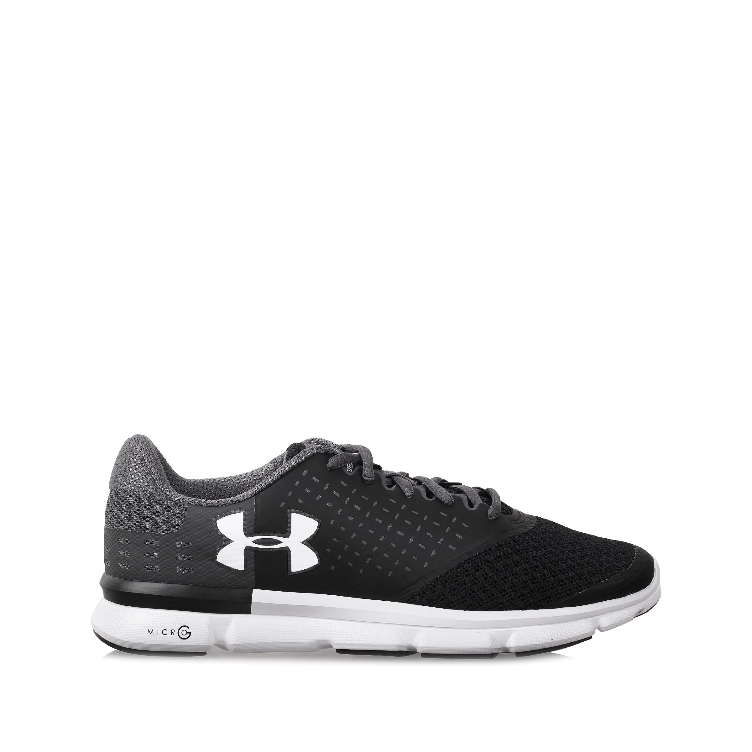 Black Under Armour UA Micro G Speed Swift 2 Mens Running Shoes Sports Trainers 