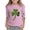 1-Pink1106, variant on Kiijoy St. Patrick's Day T Shirt for Toddler Girls Cute Clover Graphic Tee, Sizes 3-4