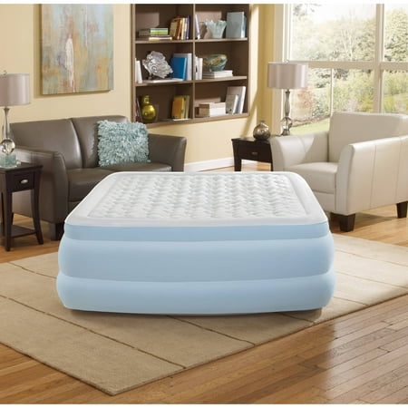 Beautyrest Queen Contour Aire Raised Air Mattress with Hybrid Pump, 1 ...