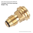 thumbnail image 1 of Propane Tank Adapter for Outdoor Camping Stoves - Portable Gas Cylinder Conversion Connector with Durable Construction, Easy Installation, and Compact Design for North American Camping, Hiking, and, 1 of 6