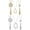 Gold-02, variant on Leander 3PCS Long Pendant Necklaces for Women Knot Disk Circle Tassel Statement Sweater Necklace Set