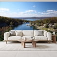 thumbnail image 2 of Wallpaper table rock lake missouris pictures Peel and Stick Wall Murals 69"H x 96"W Removable PVC Wall Paper Self-Adhesive Wall Paintings Art Decor for Bedroom Living Room, 2 of 7
